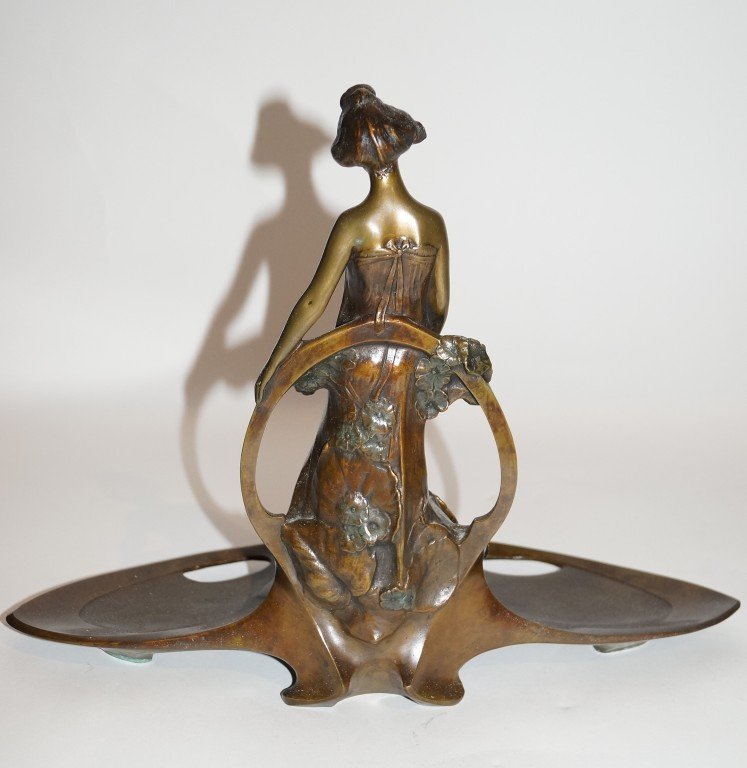 Charles Korscha; 19th C. bronze grouping signed - 4