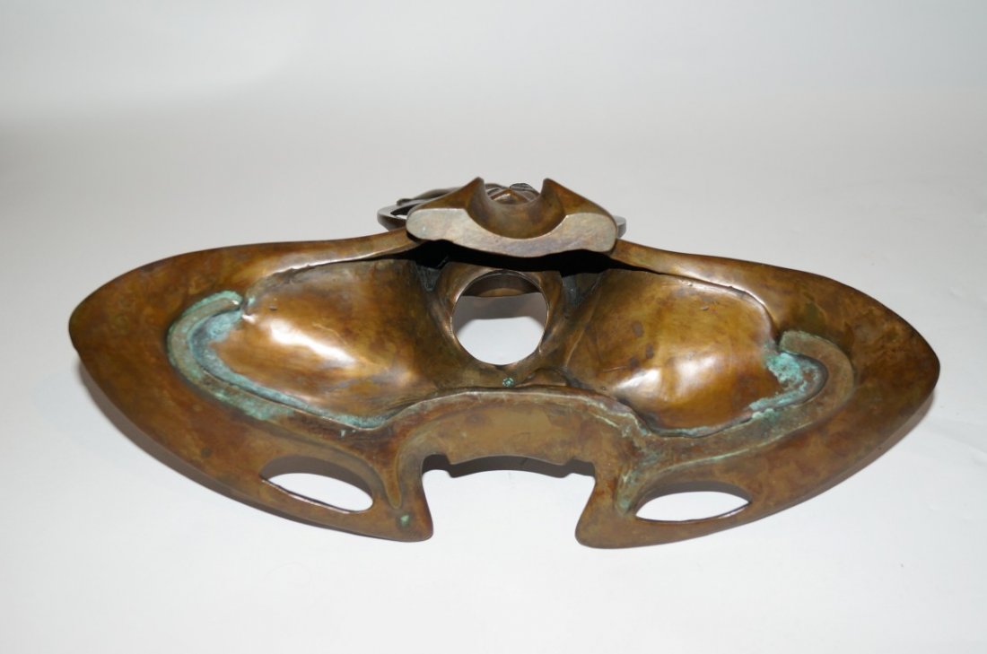 Charles Korscha; 19th C. bronze grouping signed - 5