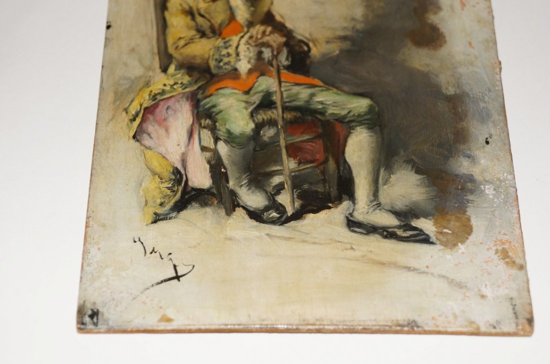 French oil painting signed - 3