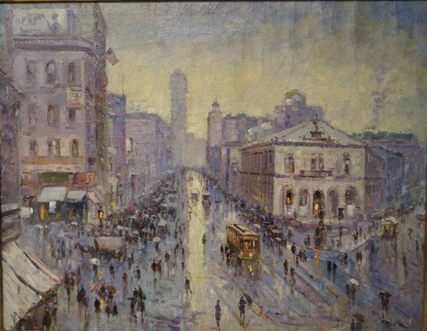 Alfred Mira; American oil painting signed - 2