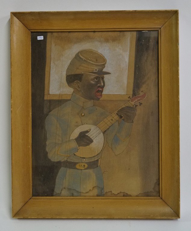 Folk Art watercolor painting