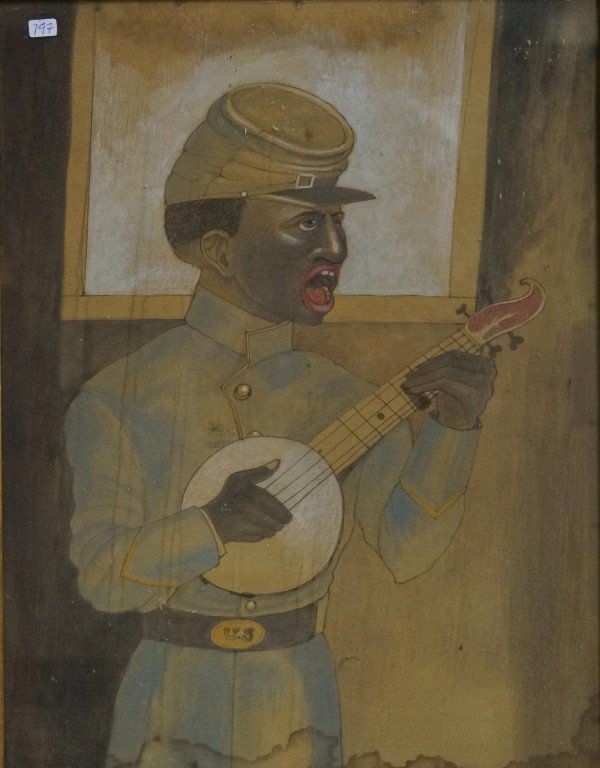 Folk Art watercolor painting - 2