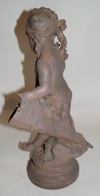Joseph Gustave Cheret; terracotta figure signed - 3