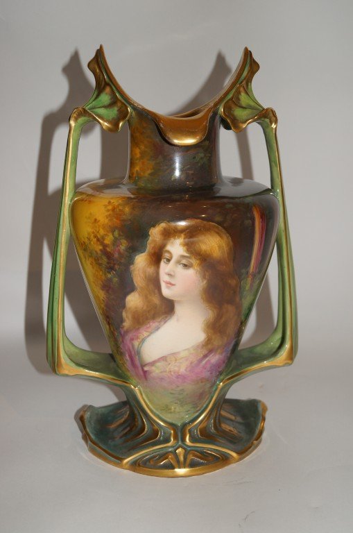 Royal Bonn porcelain vase signed - 3