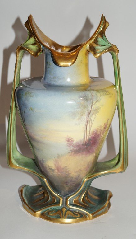 Royal Bonn porcelain vase signed - 5