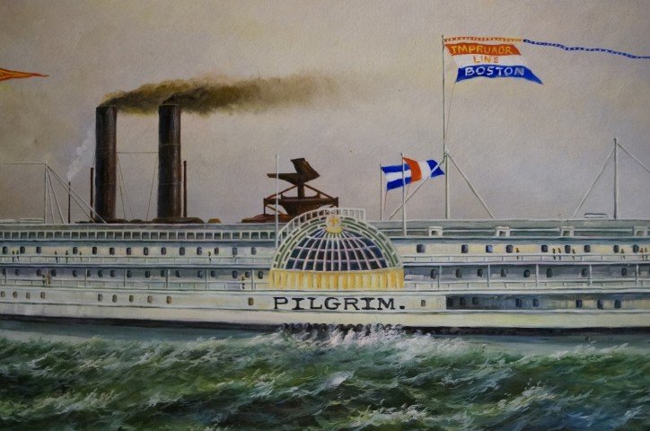 J. Clark; 20th C. oil painting signed - 3
