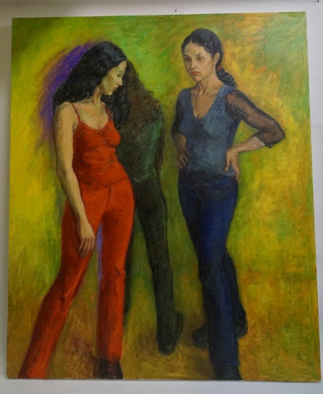 Susan Kahn; 20th C. oil painting signed