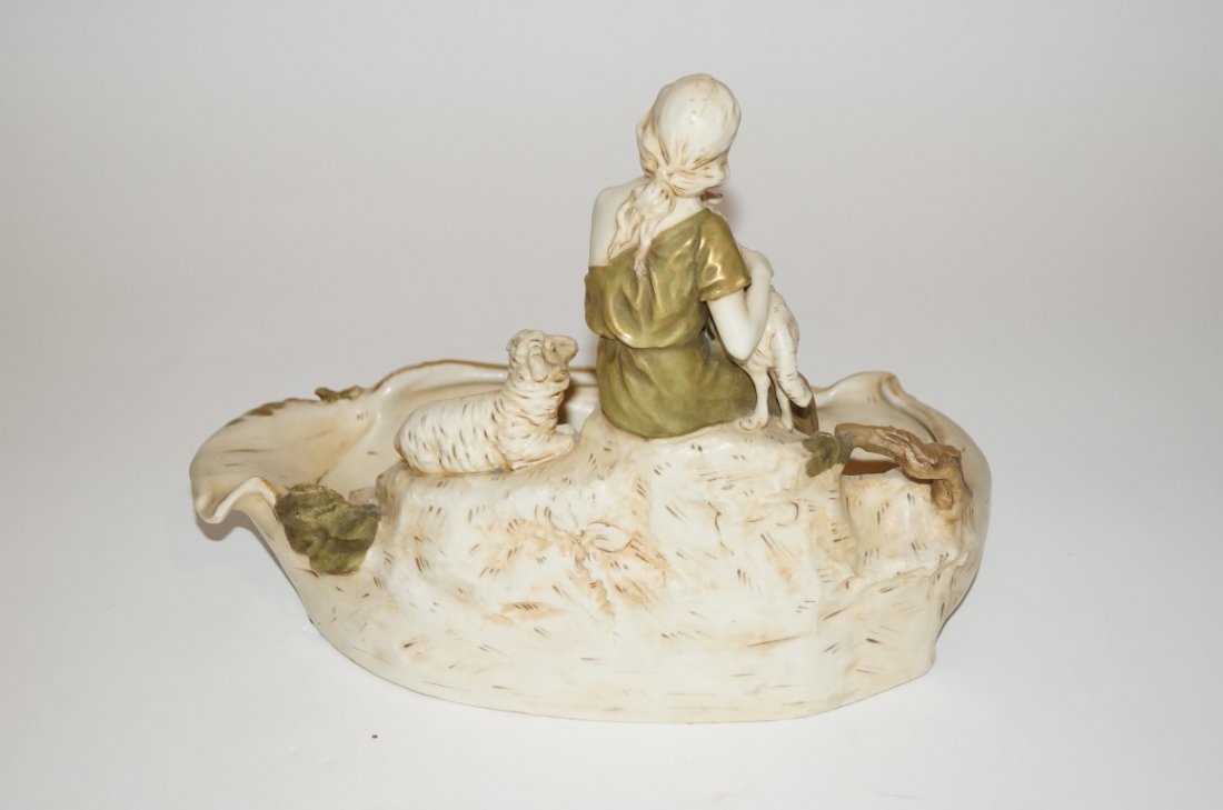 Royal Dux porcelain grouping signed - 3