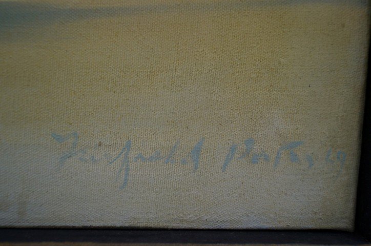 Fairfield Porter; 20th C. American oil painting signed - 3