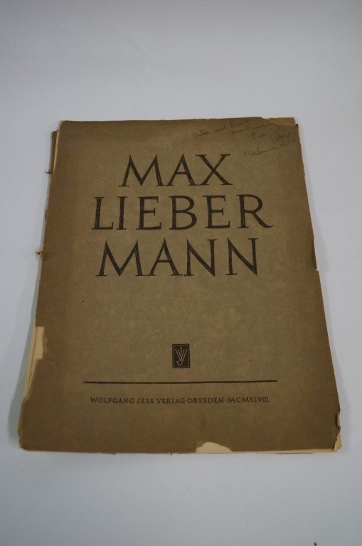 Max Liebermann Portfolio: Wolfgang Jess Verlag-Dresden MCMXLVII 12 plates; 15.5in. X 11.75in. Each plate