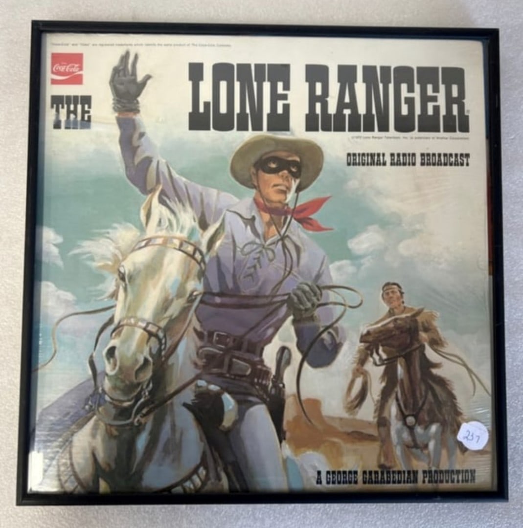 Lone Ranger Coca Cola Radio Poster (1 of 2)