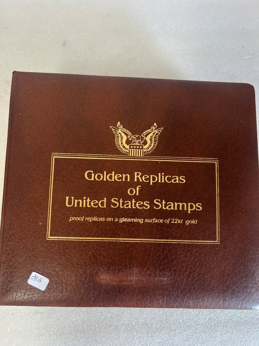22K Gold Replicas of United States Stamps. Album 1980-1981 (1 of 4)