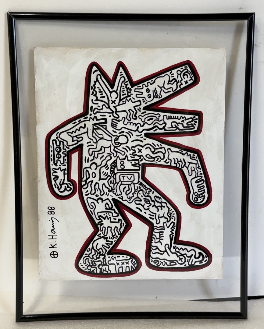 Keith Haring; 20thC. Felt -Tip Drawing (1 of 5)