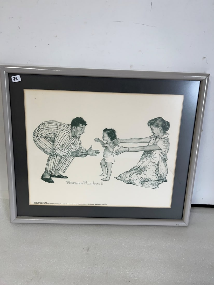 Norman Rockwell Babys First Step (1 of 2)