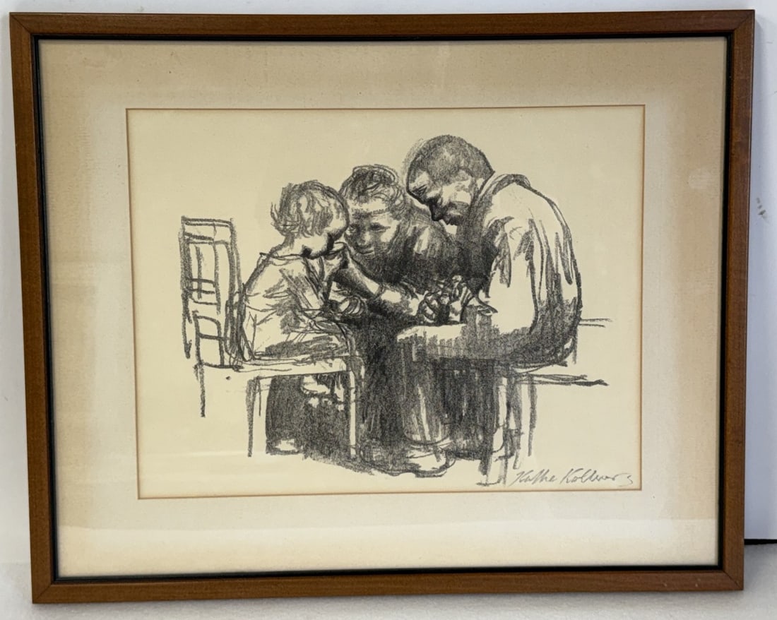 Kathe Kollowitz; 20thC. German Lithograph (1 of 4)