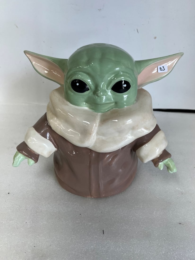 Baby Yoda Cookie Jar Marked Bioworld (1 of 3)