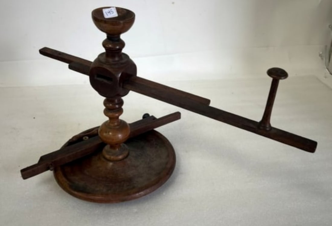Antique Wooden Scale with Separate Pcs. (1 of 2)