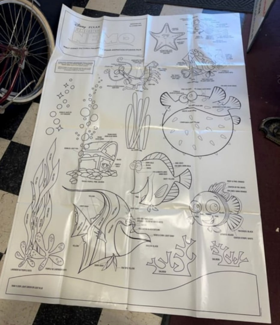 Disney Pixar Finding Nemo Tracings (1 of 1)