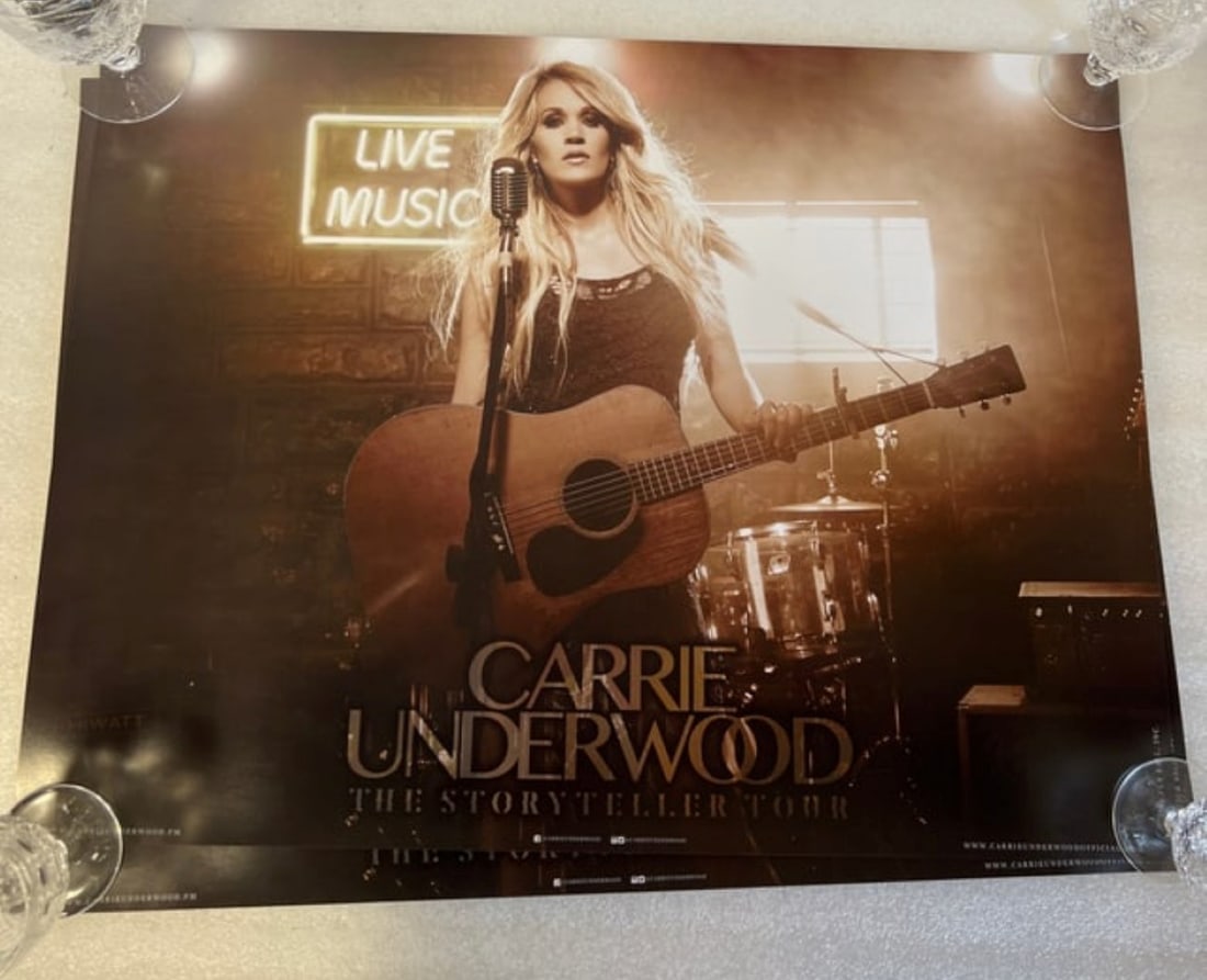 Carrie Underwood Posters (2): 18" H by 24" W As pictured