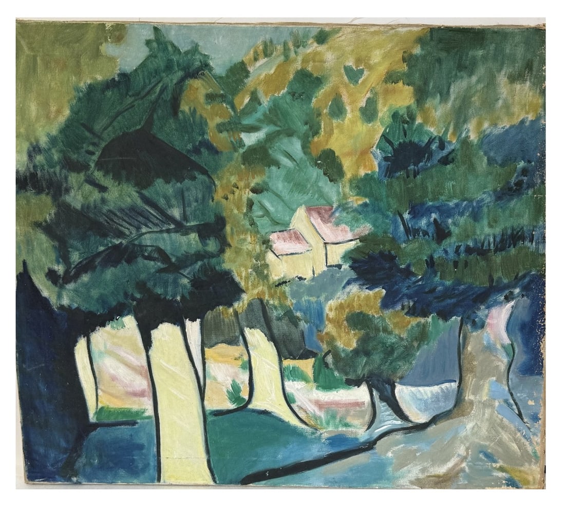 Andre Derain(attrib. to); French Fauvist Oil Landscape (1 of 6)