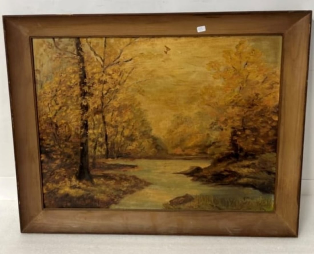 Giltner. Sgd. Oil on Board. Landscape: 21 3/4"H x 27 3/4"