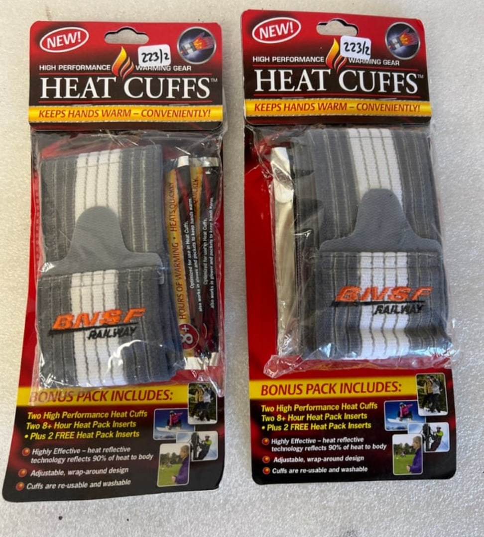 High Performance Heat Cuffs New 2 Packs: As pictured.