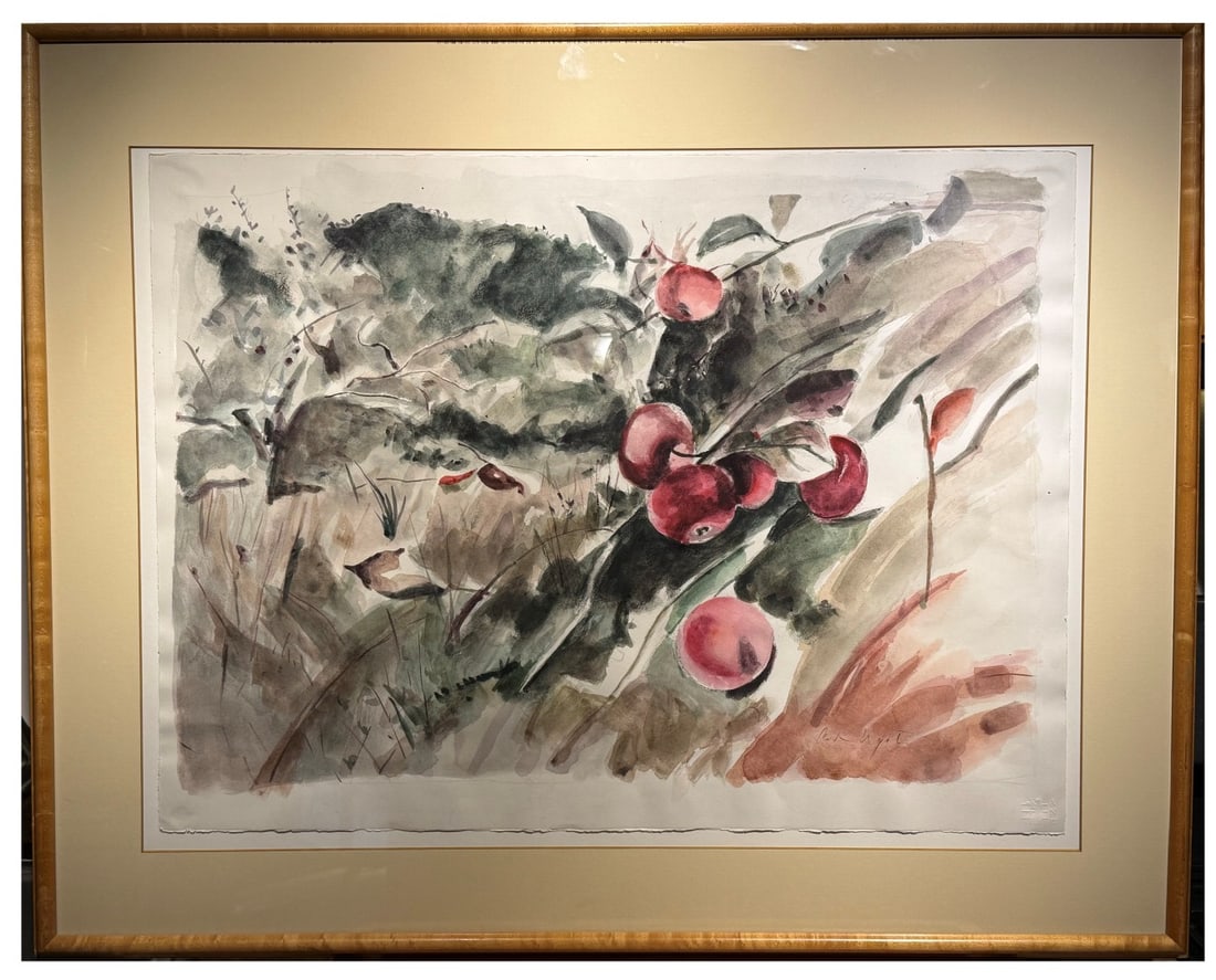 Andrew Newell Wyeth; Important 20thC. American Watercolor Sketch Signed (1 of 4)