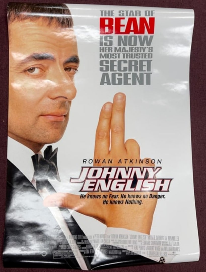 Vintage Movie Poster Johnny English (1 of 1)