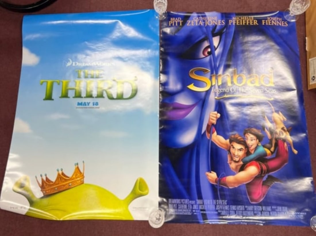 Antique Movie Posters (3): As pictured 39 1/2" by 27"