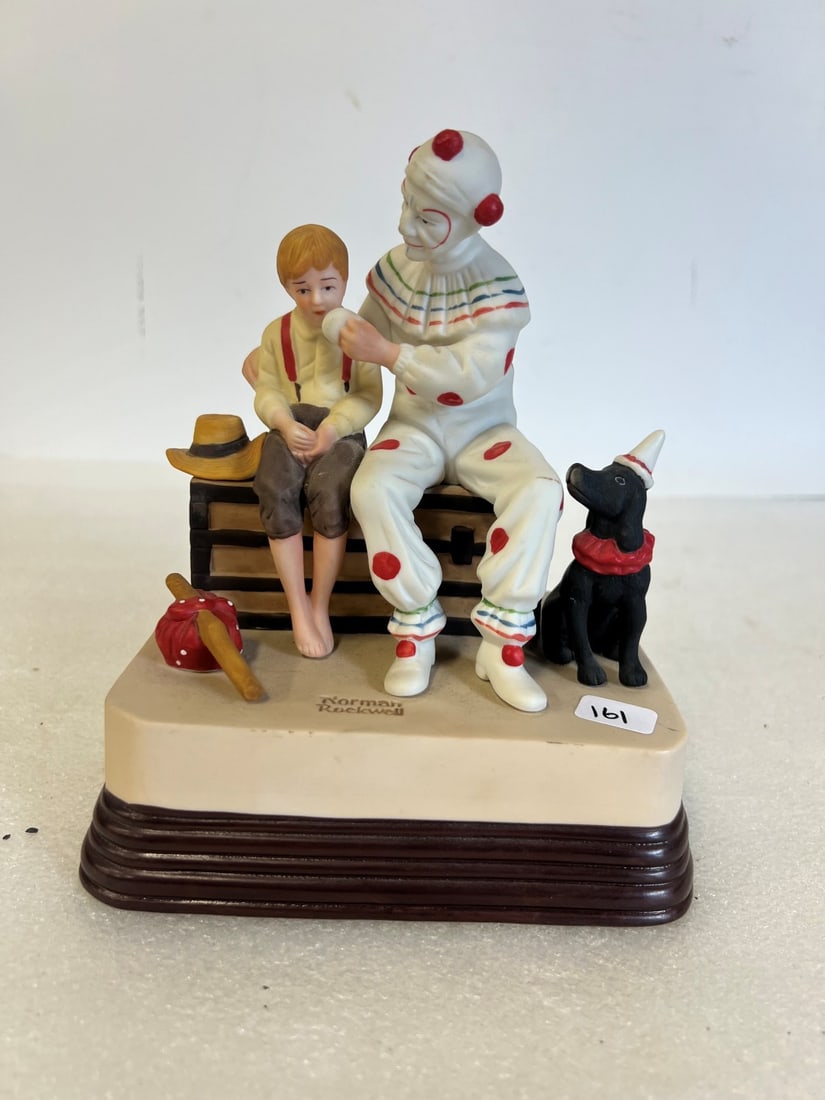 Norman Rockwell Music Box: The Runaway 7"H