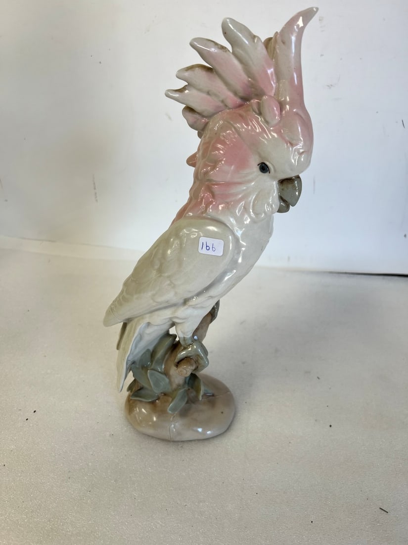 Royal Dux Parrot Signed: 12H