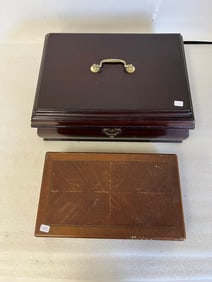Vintage Boxes One Mahogany. (2)