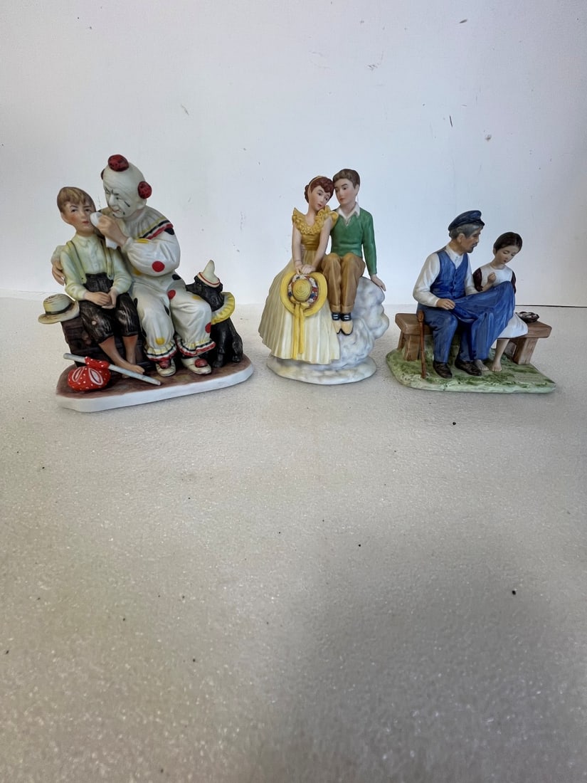 Norman Rockwell Figures (3) (1 of 2)