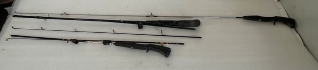 Fishing Poles (4): Largest 52" H Smallest 31" H