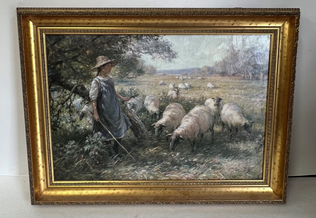 Wm. Blacklock.Print. Shepherd's Daughter (1 of 1)