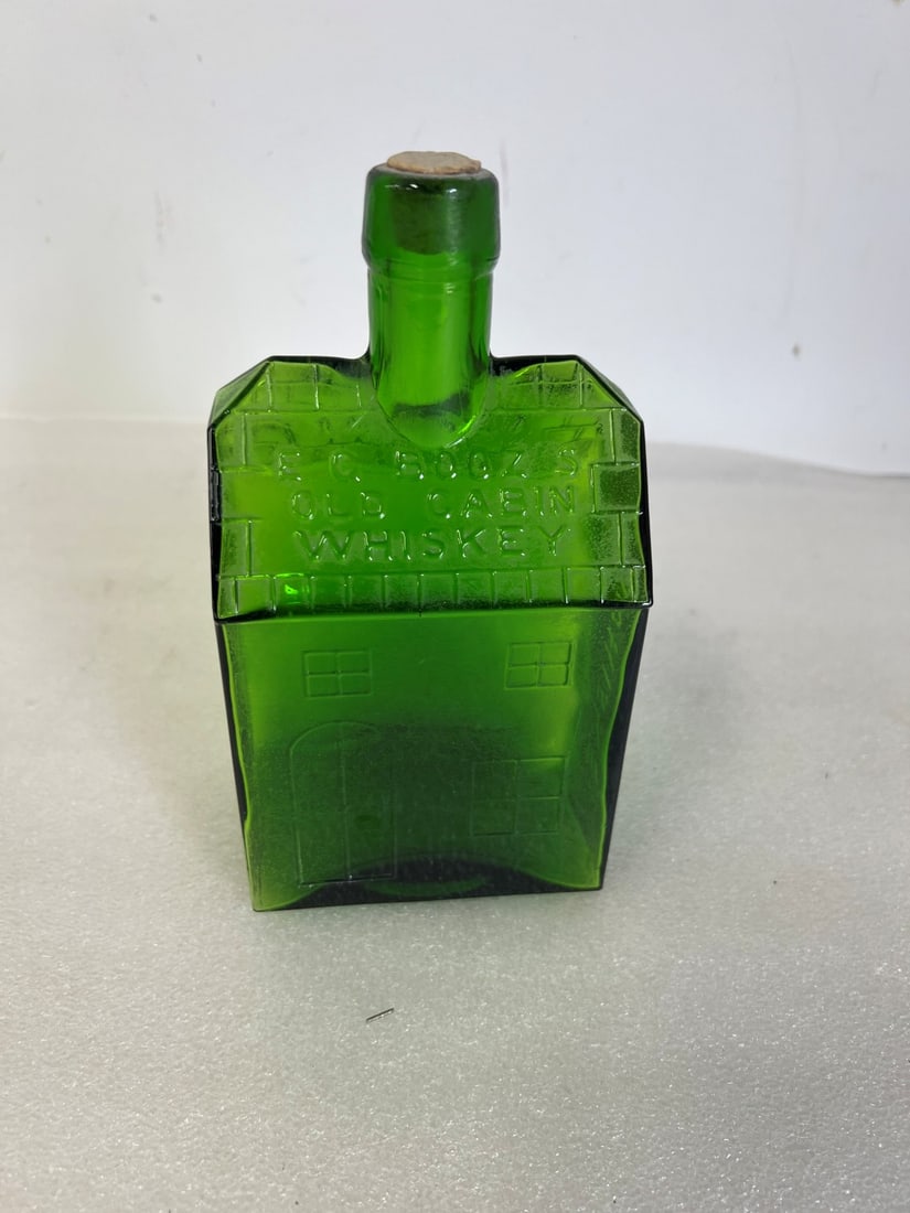 E C Booz's Old Cabin Whiskey Bottle (1 of 2)