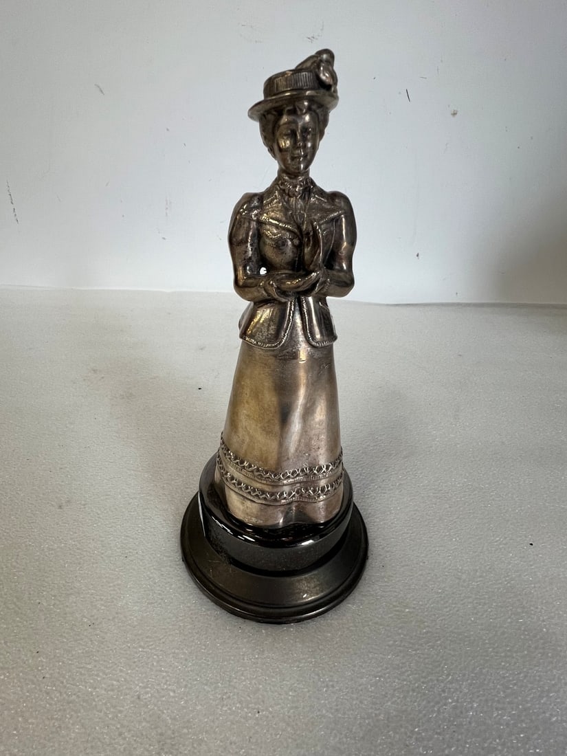Figure Victorian Lady Silverplate on Stand (1 of 1)