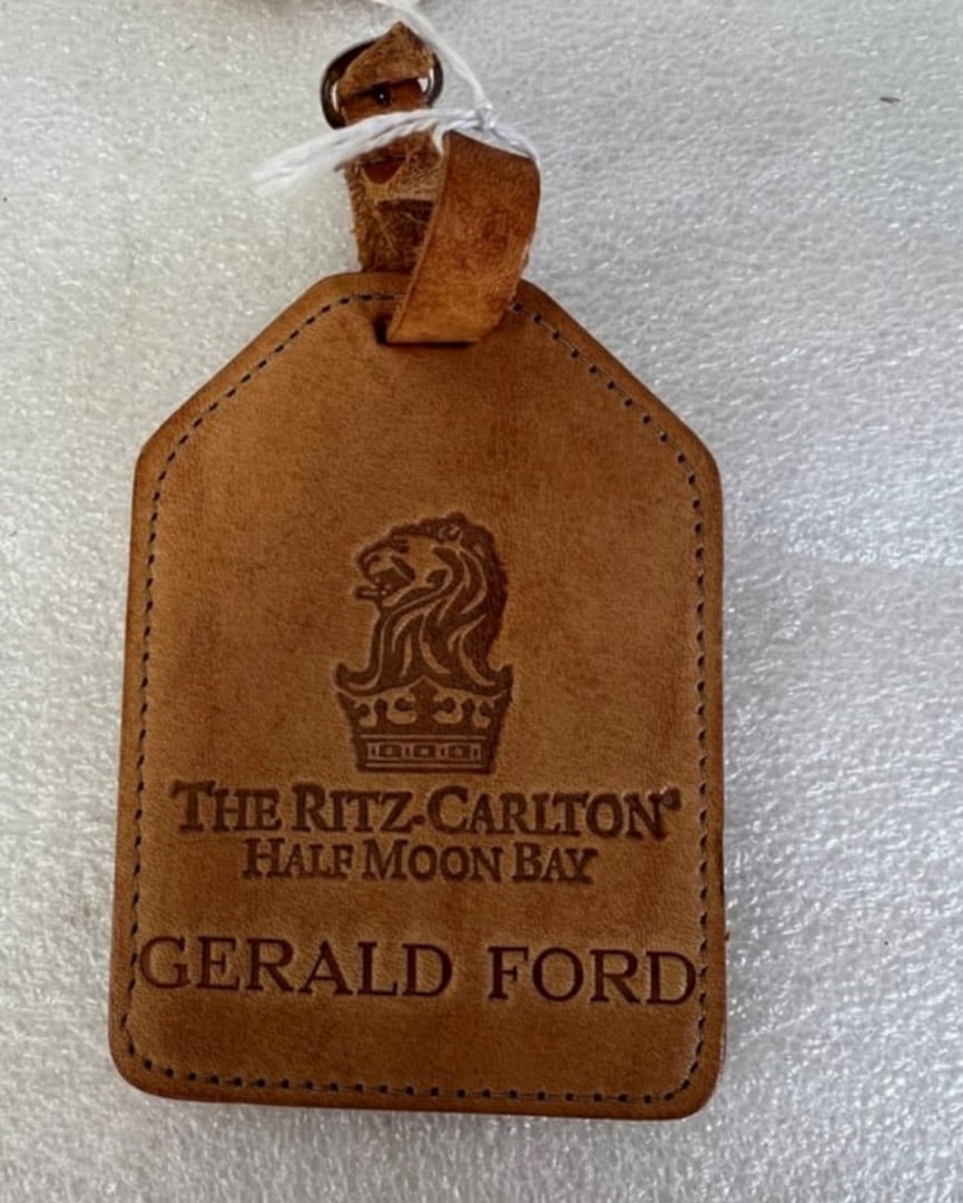 Gerald Ford Luggage tag (1 of 2)
