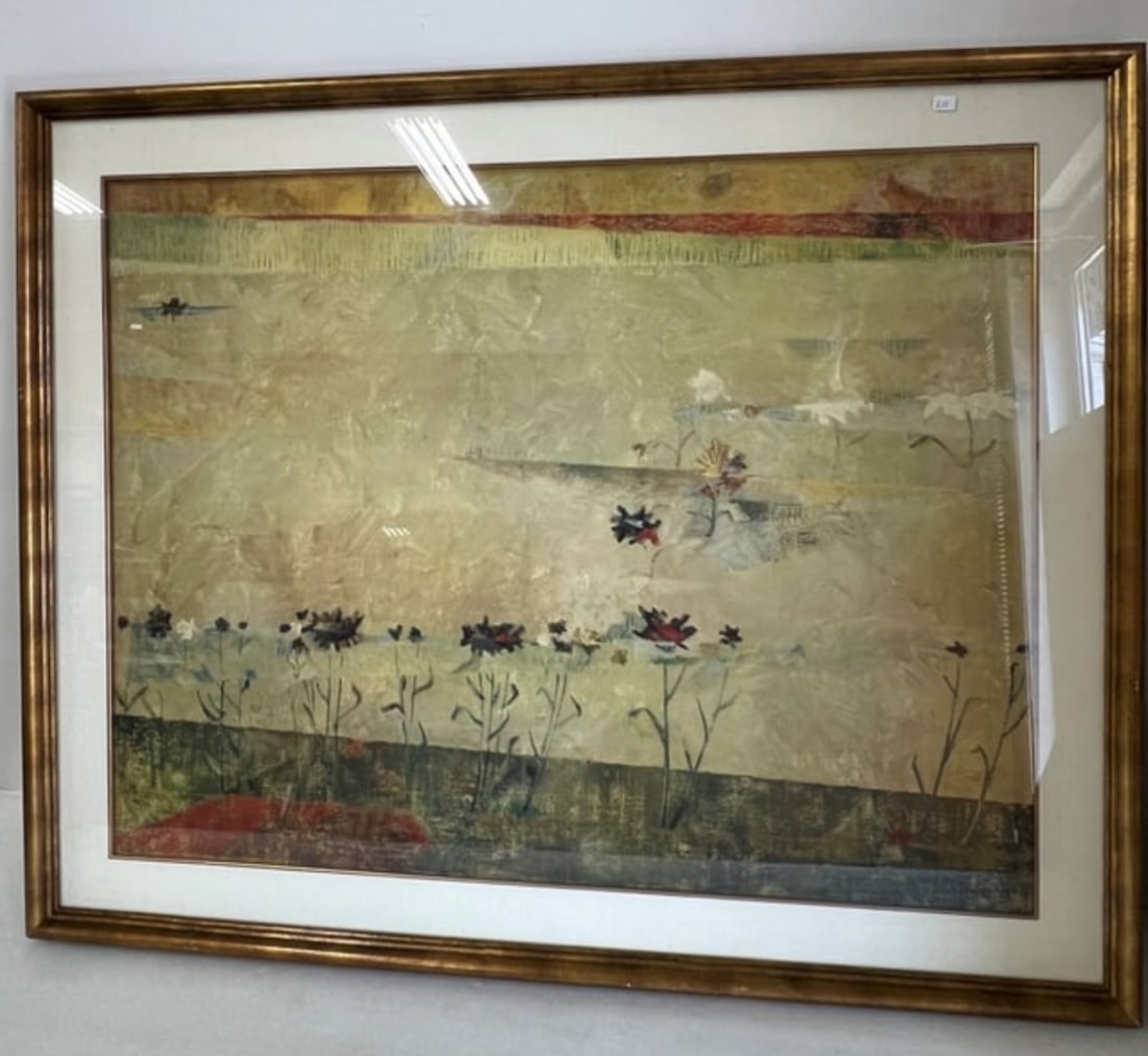 C.Stewart. 1957 Fine Print: Matted and framed. 33 1/2" x 41 1/2"W