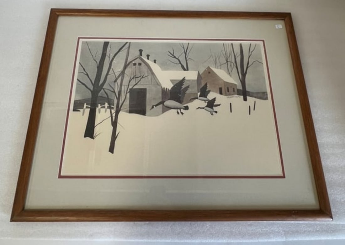 Sgd Henderson WInter Scene "Northern Landing" (1 of 3)