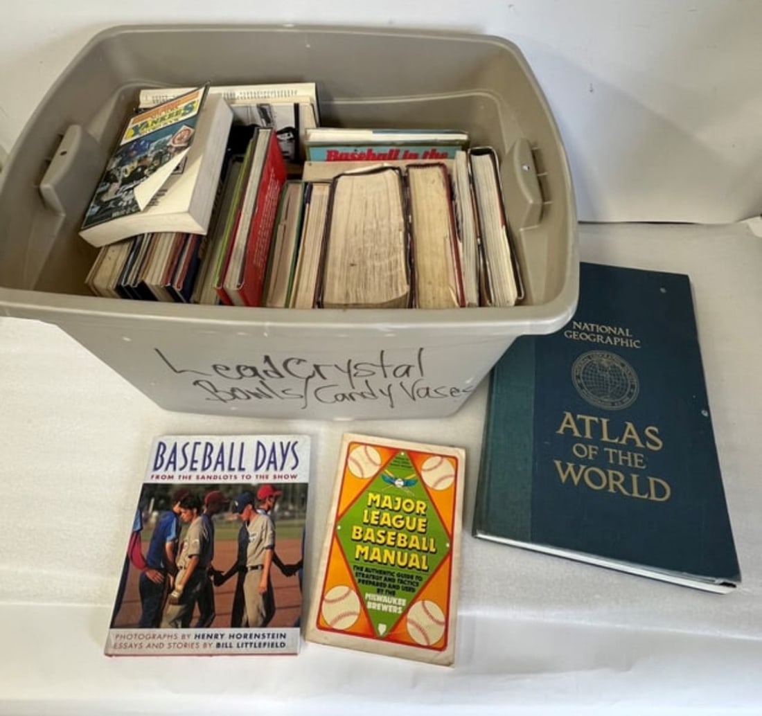 Box Lot of Vintage Books (1 of 1)