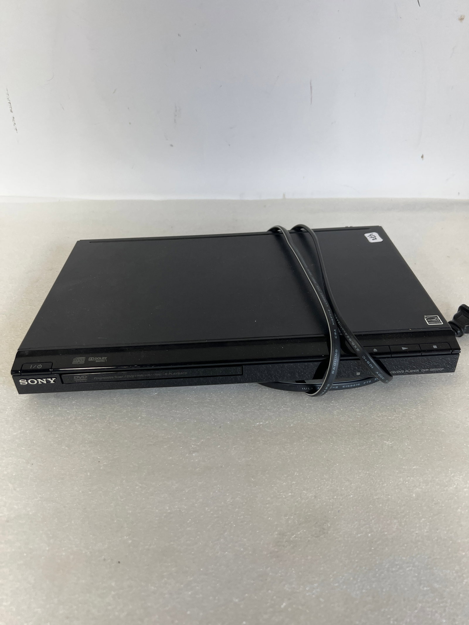 Sony DVP-SR200P DVD Player: In working order. As pictured
