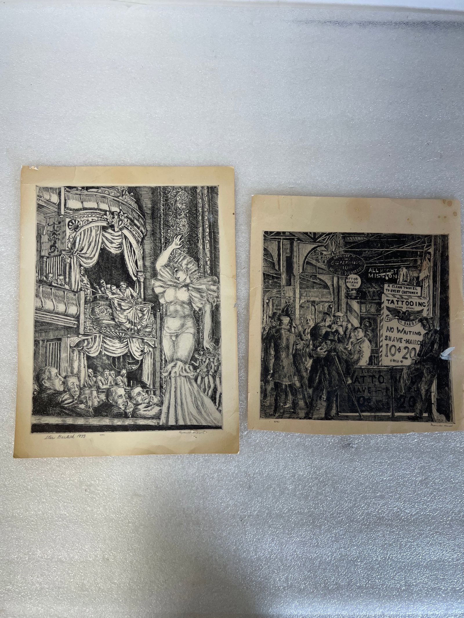Reginald Marsh Engravings (2) (1 of 5)