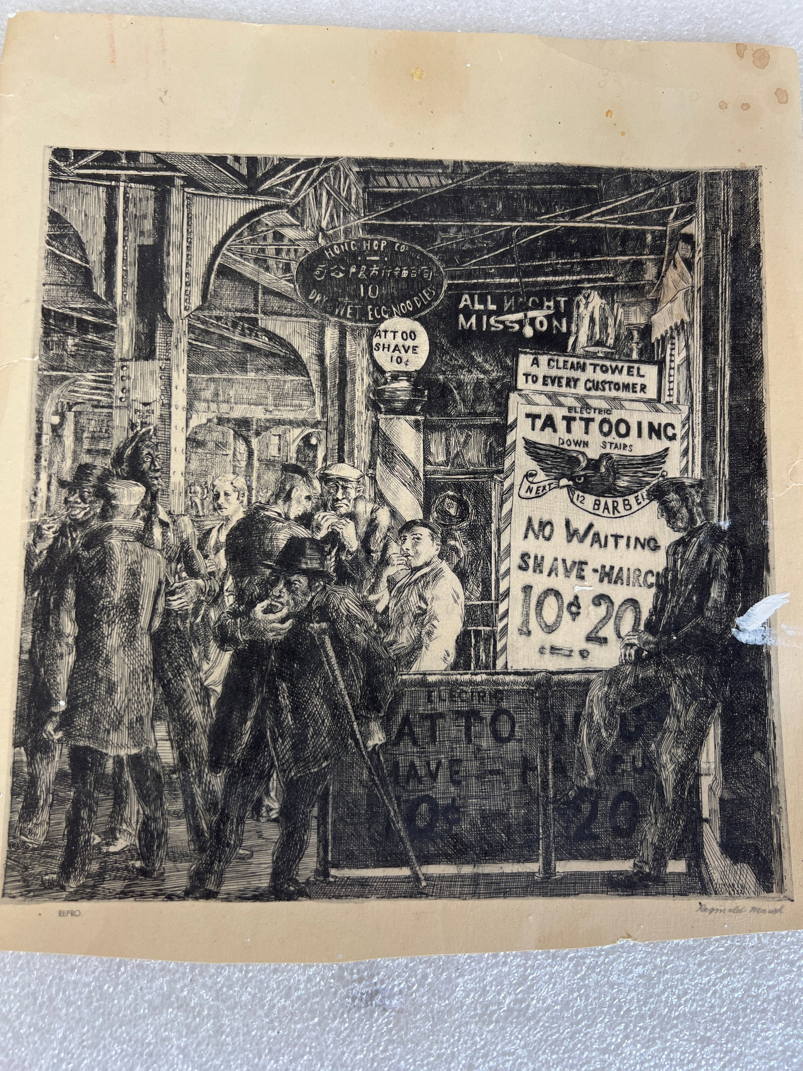 Reginald Marsh Engravings (2) - 3