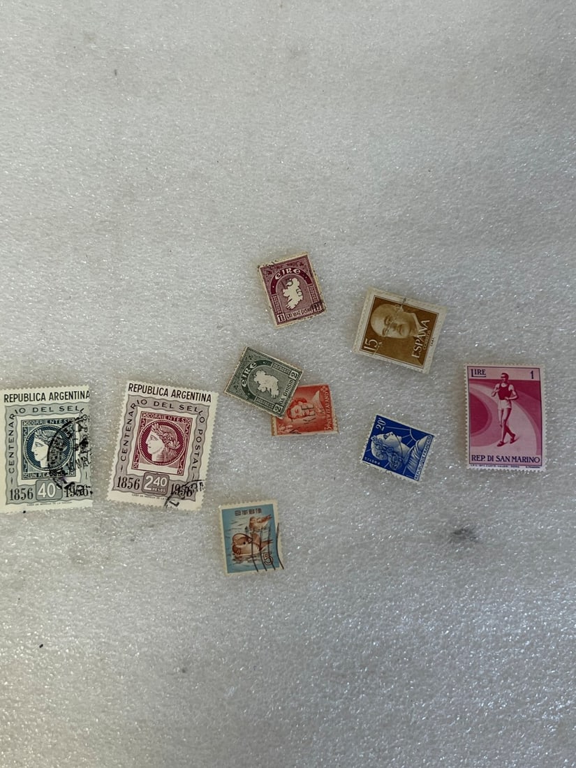Collection of European Postal Stamps (9): As pictured