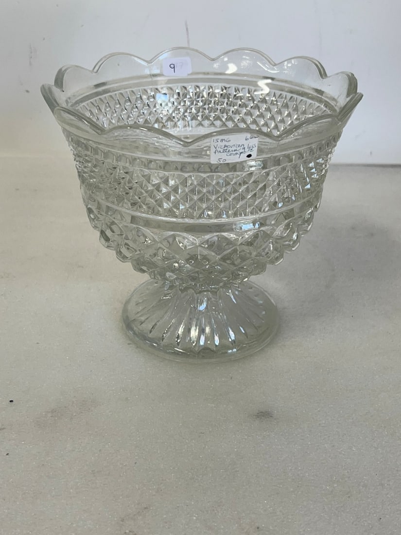 Victorian Pattern Glass Compote (1 of 1)