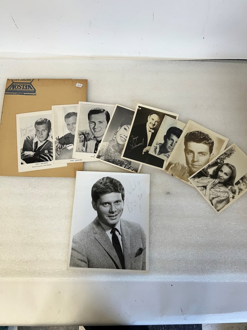 Collectors Lot of Autographed Photos (9) (1 of 1)