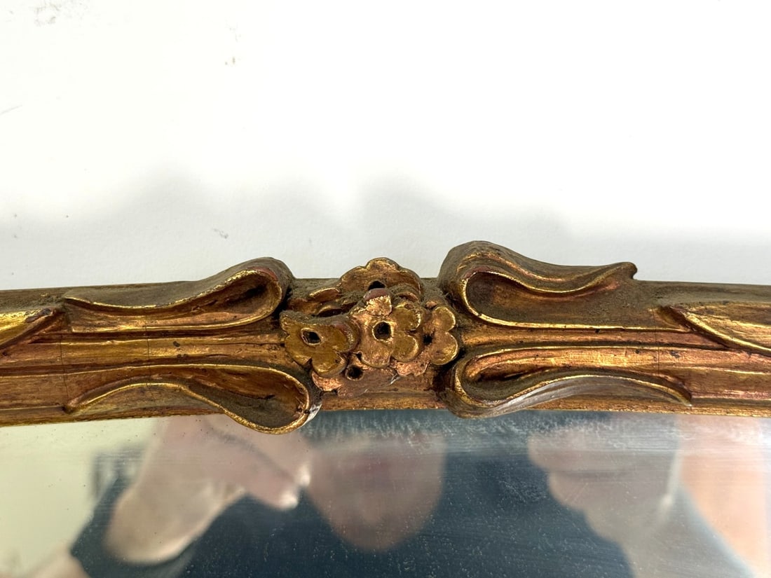 Hollywood Regency Gilt Wall Mirror (1 of 3)