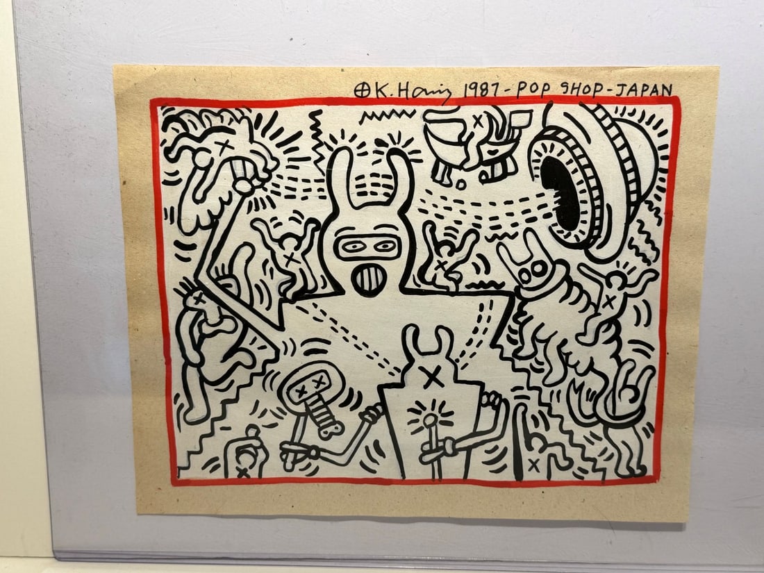Keith Haring; Felt-Tip Drawing (1 of 4)