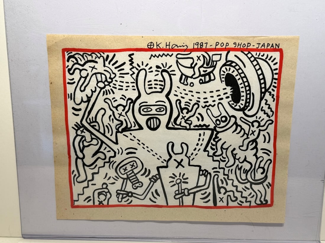 Keith Haring; Felt-Tip Drawing - 2
